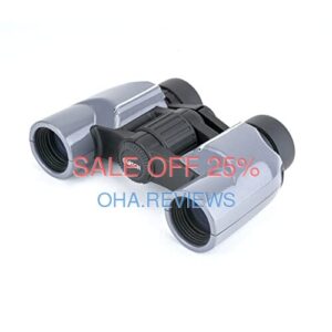 Carson MR-824 - Mantaray 8x24mm Porro Prism Compact Binoculars For Travel