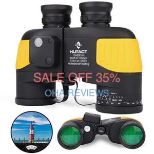 HUTACT 10x50 Marine Binoculars for Adults