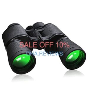Fullja 20x50 Waterproof HD Binoculars - Lightweight Binoculars for Adults
