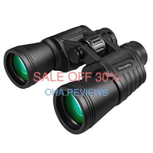 UncleHu 20x50 High Power Binoculars for Adults with Low Light Night Vision