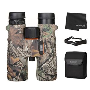 Bushnell Trophy 10x42mm Binocular - Realtree Xtra Camo with Lens Kit