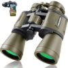 FREE SOLDIER 20x50 Military Binoculars for Adults with Smartphone Adapter - Compact Waterproof Tactical Binoculars for Bird Watching Hunting Hiking Concert Travel Theater with BAK4 Prism FMC Lens