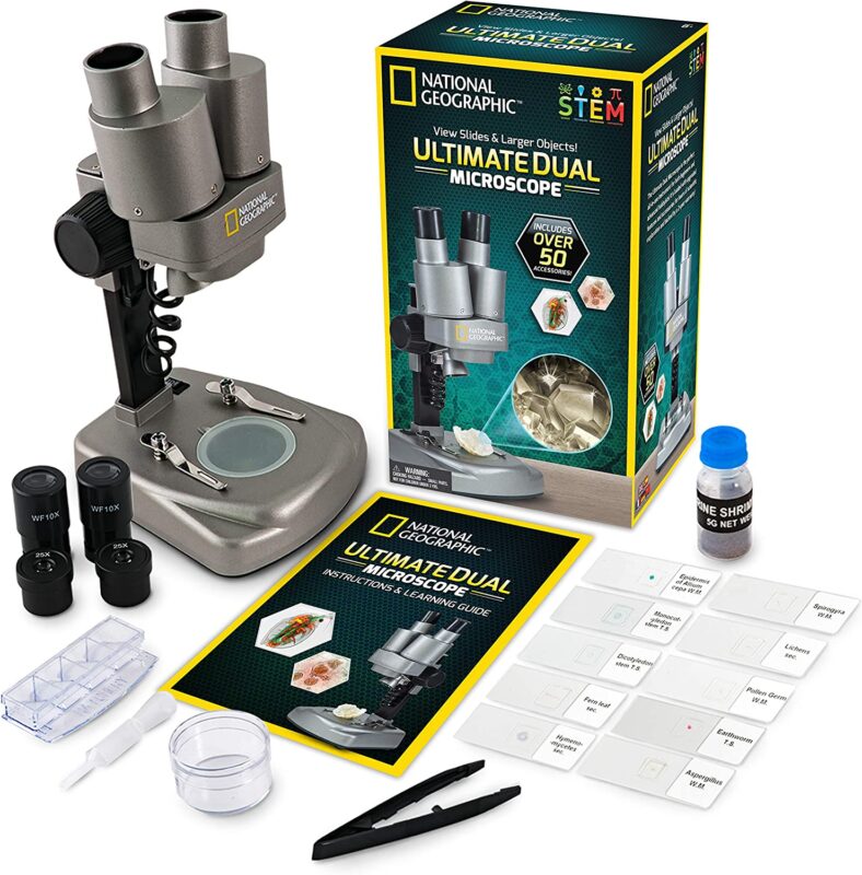 National Geographic NGMICROSCOPE – Dual LED Student Microscope Reviews