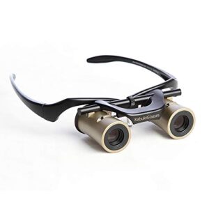 KabukiGlasses KG-L413BLK - 4x13mm Theater/Opera Glasses