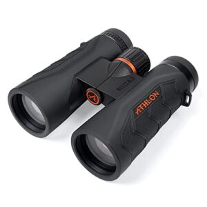 Athlon Optics 10x42 Midas G2 UHD Black Binoculars with Eye Relief for Adults and Kids