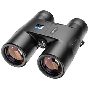 DA YU UNIQUE APL-10X42A - Binoculars,  10x42 Free Focus Binoculars Professional High Powered HD Large View Compact Binoculars with BAK-9 Prism FMC Lens for Bird Watching Hunting Travel Watching Game