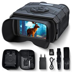Anyork Rechargeable Night Vision Goggles - 1080P Night Vision Binoculars for Adults