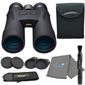 Nikon 7573 PROSTAFF 5 12X50mm Binoculars Bundle with Nikon Lens Pen and Lumintrail Cleaning Cloth