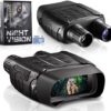 Dsoon NV3182 - Night Vision and Day Binoculars for Hunting in 100% Darkness - Digital Infrared Goggles Military for Viewing 984ft/300M in Dark with 2.31" LCD Screen